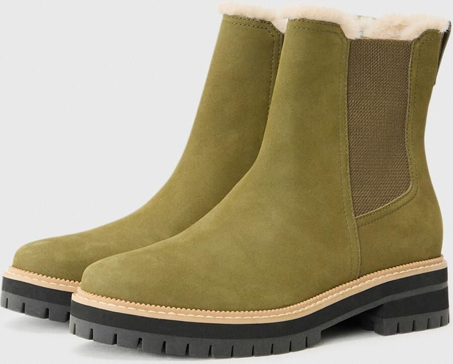 TOMS Chelsea boots 'Bennet' olijfgroen - Foto 2
