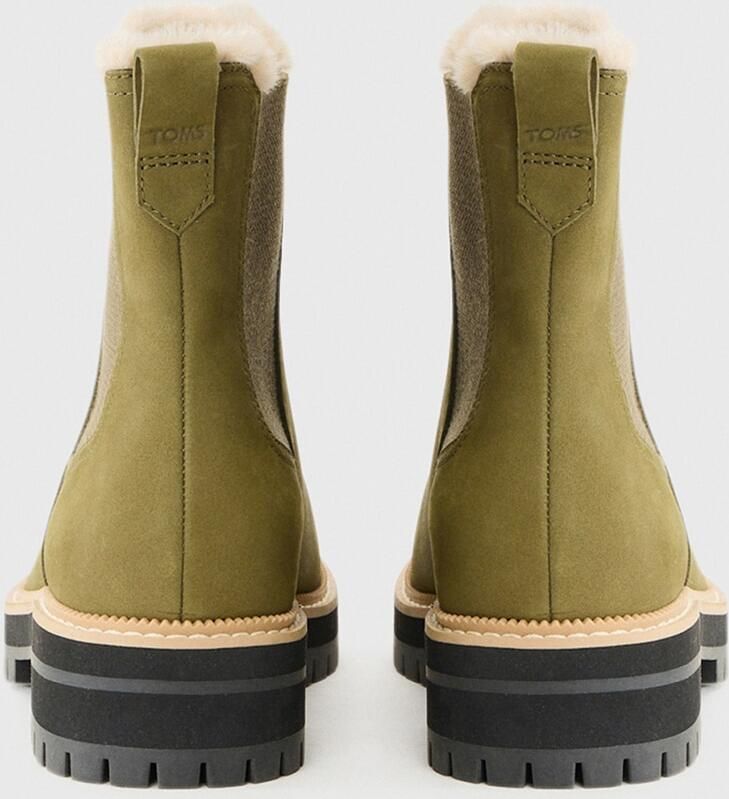 TOMS Chelsea boots 'Bennet' olijfgroen - Foto 3