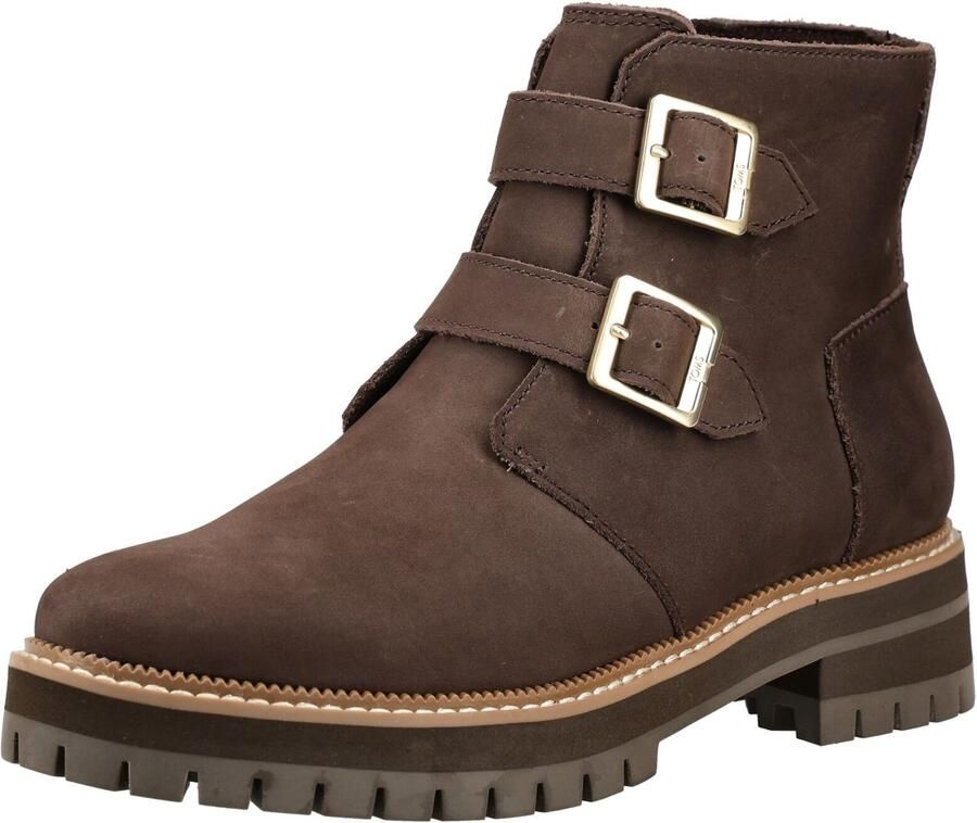 TOMS Enkellaarsjes donkerbruin