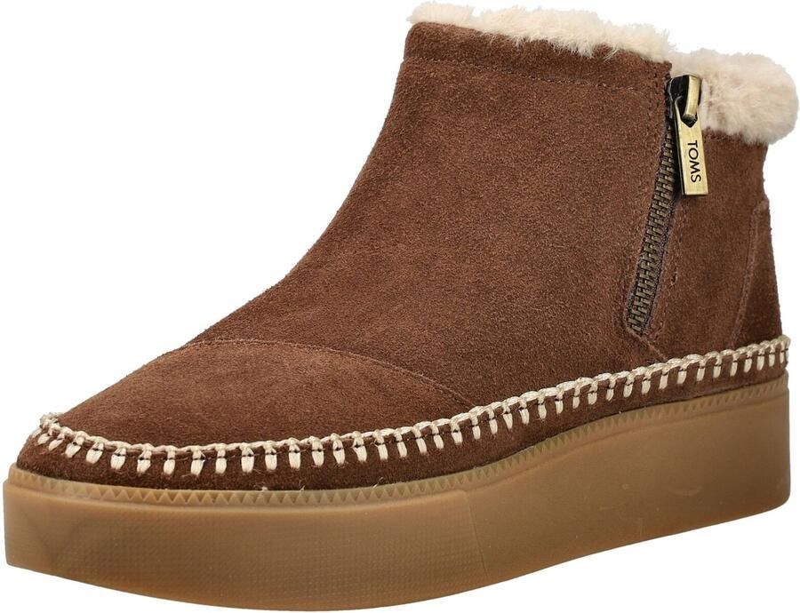 TOMS Enkellaarsjes donkerbruin