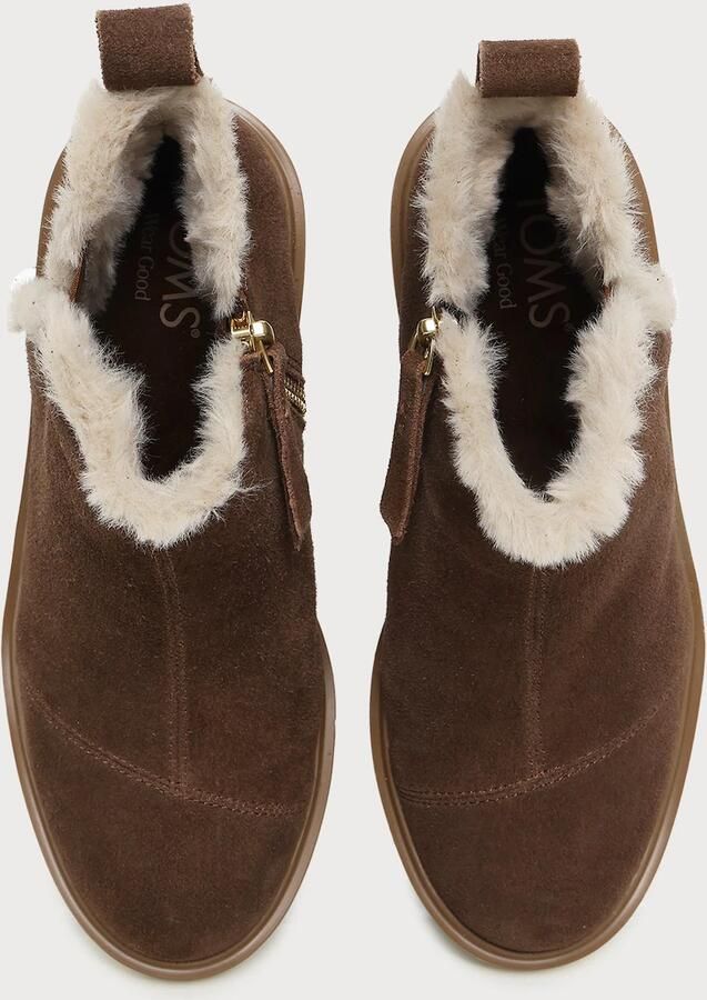 TOMS Enkellaarsjes 'Hot Cocoa' bruin - Foto 3