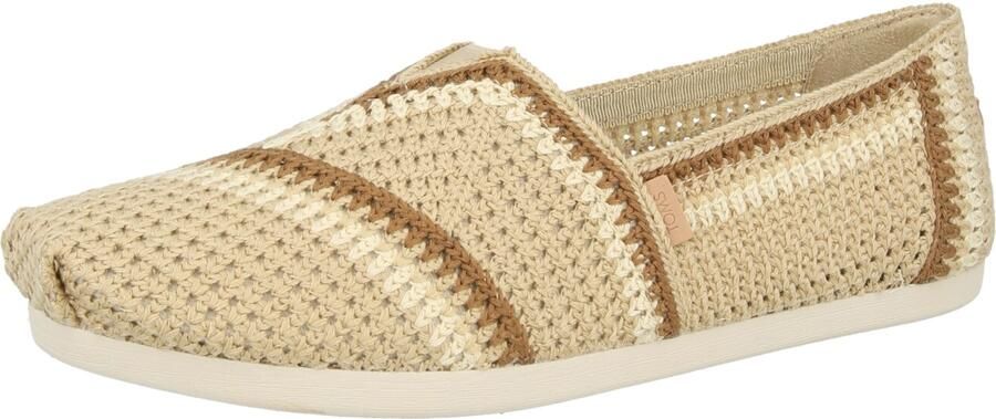 TOMS Instappers 'ALPARGATA CLASSIC' crème donkerbeige bruin - Foto 6