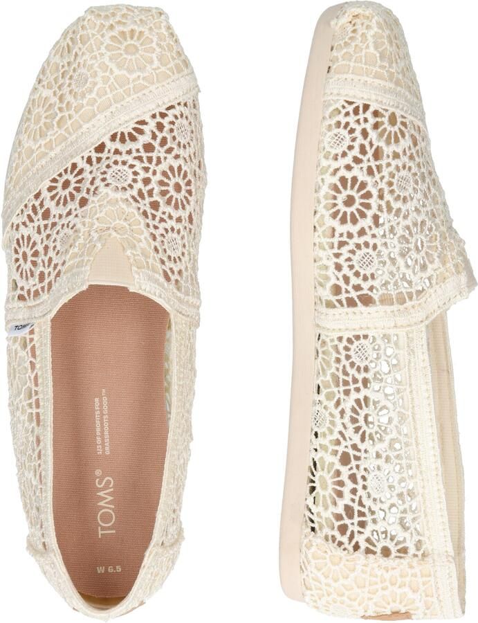 TOMS Alpargata Met Kant Beige Narural Moroccan Crochet - Foto 11