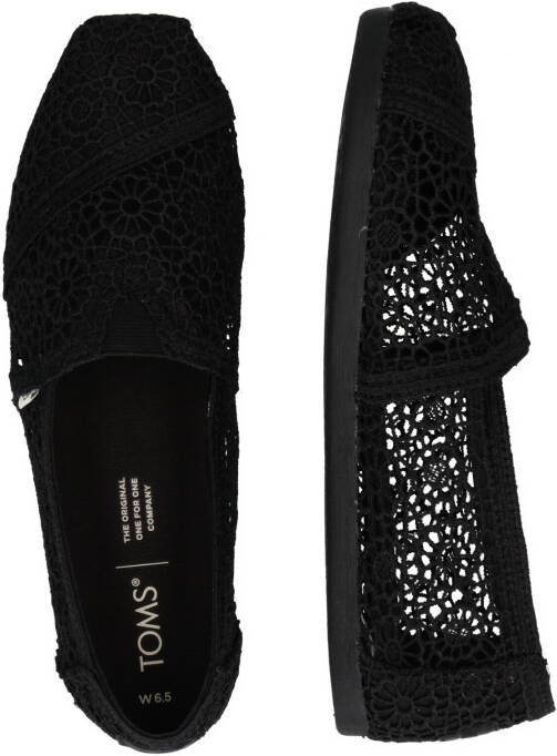 TOMS Alpargata Met Kant Black Moroccan Crochet - Foto 12