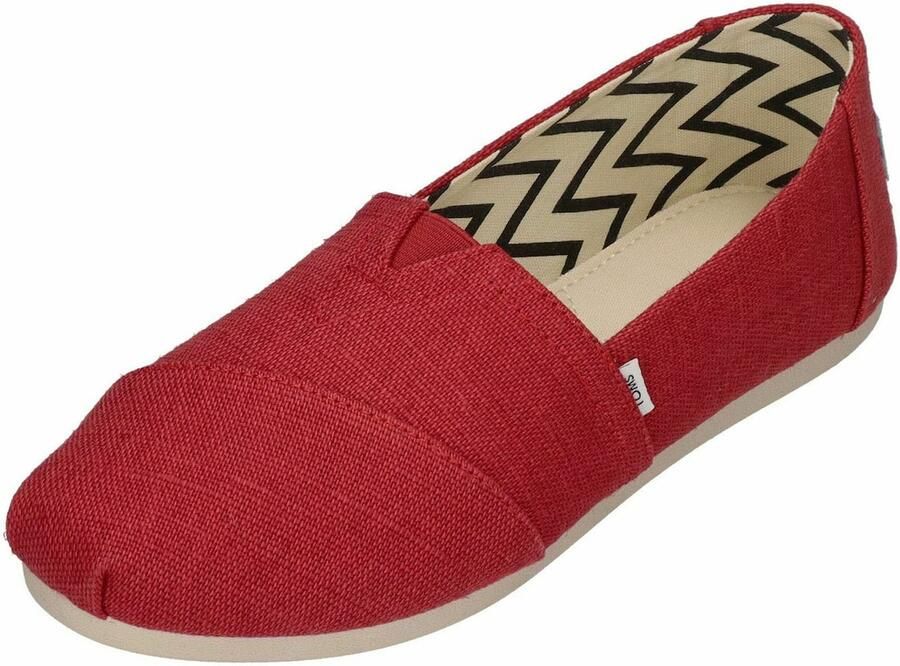 TOMS Instappers 'ALPARGATA' robijnrood