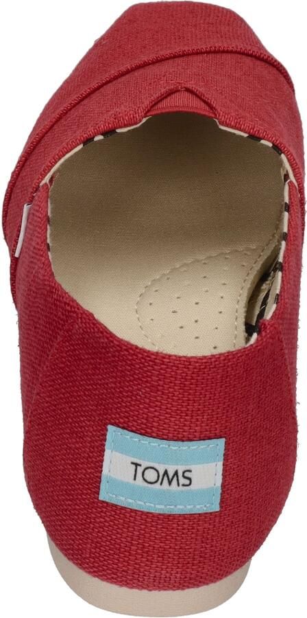 TOMS Instappers 'ALPARGATA' robijnrood - Foto 2