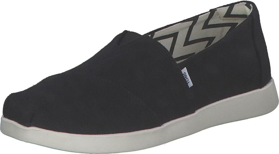 TOMS Instappers 'Alpargata' zwart