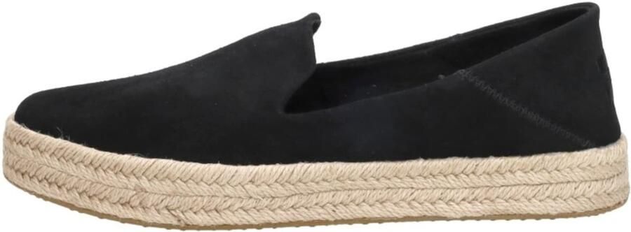 TOMS Espadrilles Dames Carolina Canvas Zwart