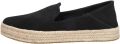 TOMS Espadrilles Dames Carolina Canvas Zwart - Zwart