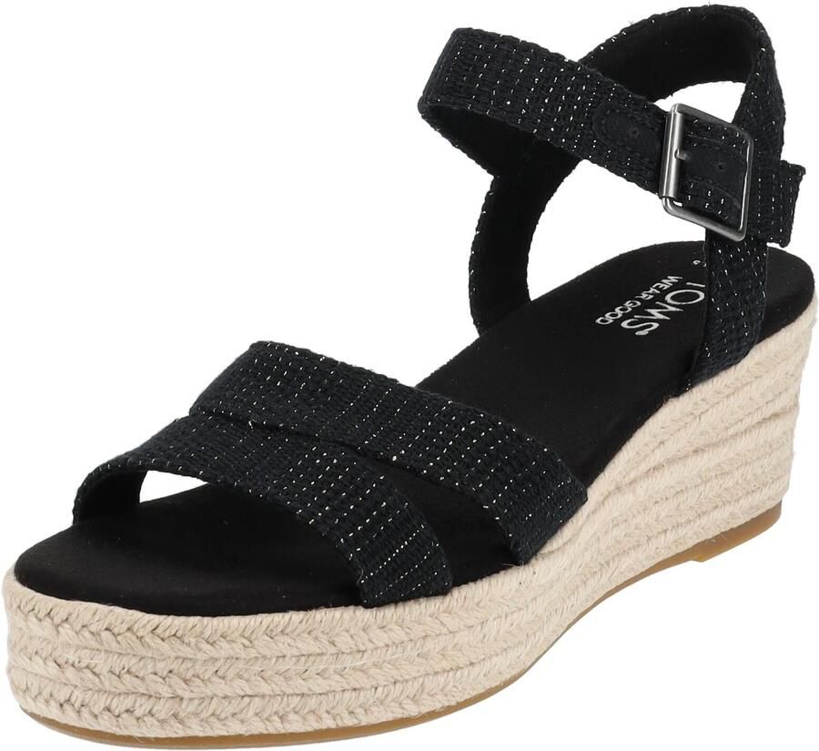 TOMS Shoes AUDREY~~~~~~~~~~~~~~~~~~~~~~~~ Sandalen met hak Dames Sandalen Zwart - Foto 7
