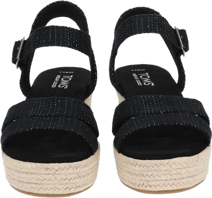 TOMS Shoes AUDREY~~~~~~~~~~~~~~~~~~~~~~~~ Sandalen met hak Dames Sandalen Zwart - Foto 3