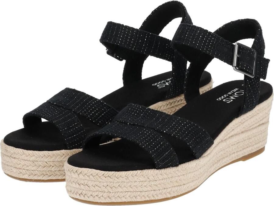 TOMS Shoes AUDREY~~~~~~~~~~~~~~~~~~~~~~~~ Sandalen met hak Dames Sandalen Zwart - Foto 8