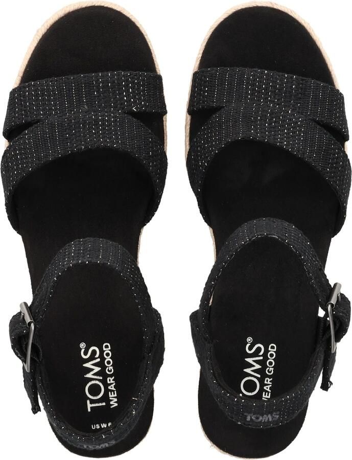 TOMS Shoes AUDREY~~~~~~~~~~~~~~~~~~~~~~~~ Sandalen met hak Dames Sandalen Zwart - Foto 5