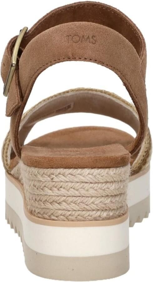 TOMS Diana Sandalen Touwzool cognac - Foto 4