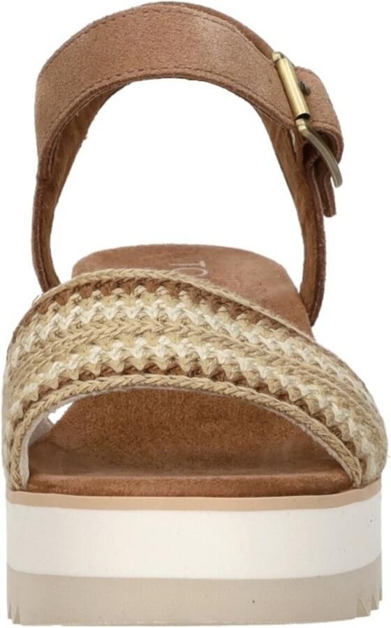 TOMS Diana Sandalen Touwzool cognac - Foto 3