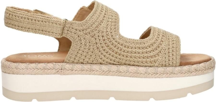 TOMS Giana Sandalen Dames Beige - Foto 10