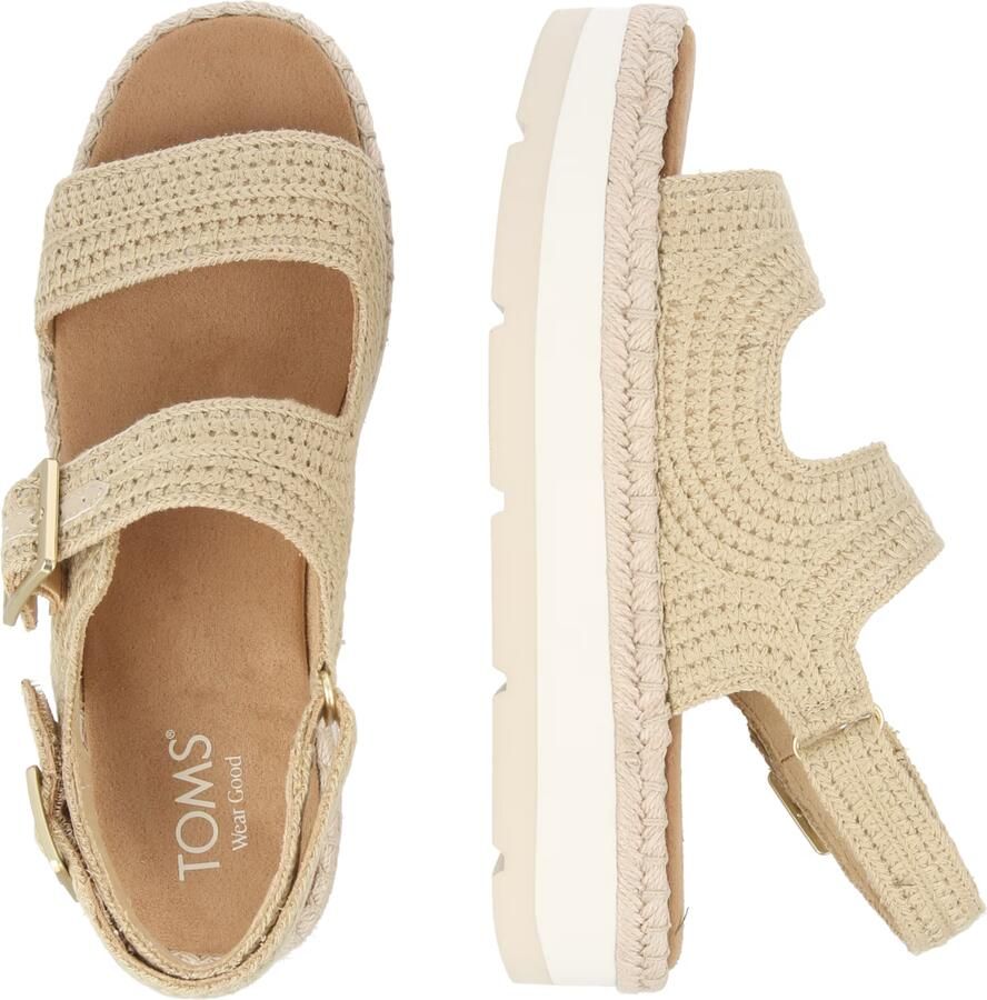TOMS Giana Sandalen Dames Beige - Foto 14