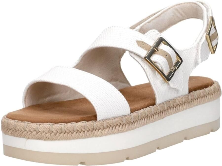 TOMS Giana Sandalen Plat wit - Foto 2