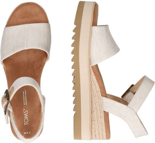 TOMS Shoes DIANA~~~~~~~~~~~~~~~~~~~~~~~~~ Sandalen met hakDames Sandalen Wit beige - Foto 8