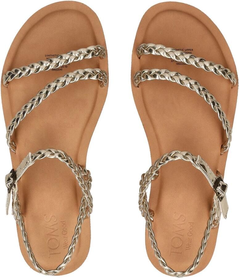 TOMS Sandalen met riem goud - Foto 2