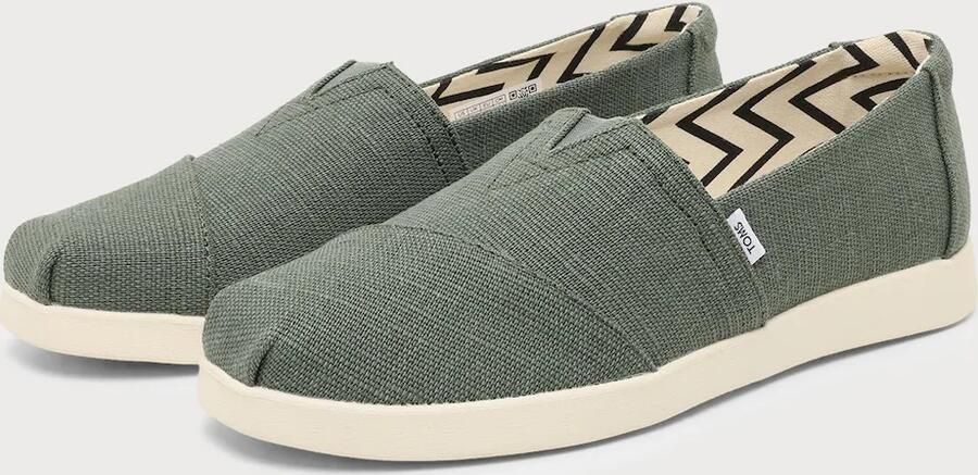 TOMS Slip-on jade groen - Foto 4