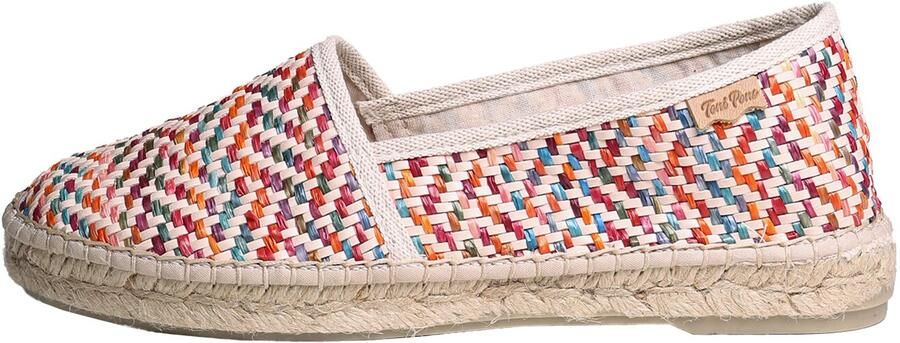 Toni Pons Platte espadrilles voor dames van raffia ALMA-MS - Foto 3