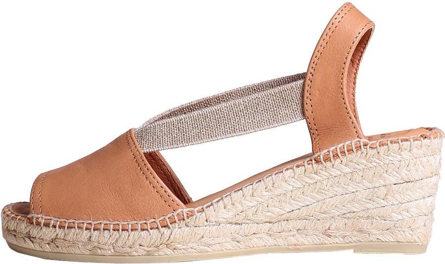 Toni Pons TEIDE-P Leren espadrille met sluiting aan de achterkant en middelhoge sleehak ROOD - Foto 8