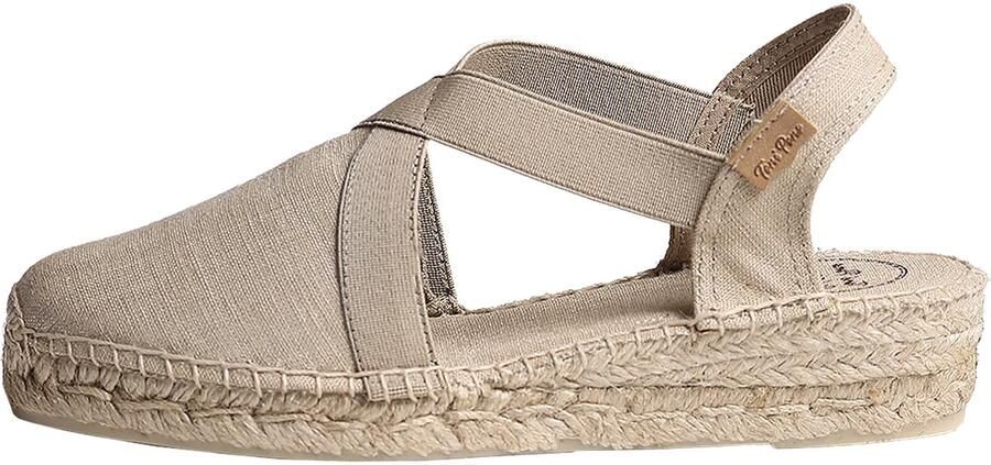 Toni Pons Vegan platte espadrilles voor dames met elastiek VERONA