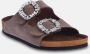 TRENDYOL SHOES Witte Stenen Accessoire Gedetailleerde Dubbele Gesp Damespantoffels Belastingss24Te00002 - Thumbnail 2