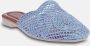 TRENDYOL SHOES Blauwe Gebreide Gedetailleerde Dames Muiltjes Taxss24Te00000 - Thumbnail 2