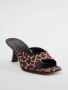 TRENDYOL SHOES Bruine Pantoffels Met Luipaardmotief En Vierkante Neus Voor Dames Met Hak Belastingss24To00019 - Thumbnail 2