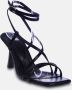 TRENDYOL SHOES Metallic Roze Dames Enkelband Sandalen Met Hak Takss24To00001 - Thumbnail 2