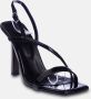 TRENDYOL SHOES Donkere Bordeauxrode Lakleren Damessandalen Met Bandjes En Hak Takss24To00002 - Thumbnail 2