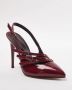 TRENDYOL SHOES Bourgondische Band Gedetailleerde Puntige Teen Dames Dunne Hak Schoenen Takaw25To00008 - Thumbnail 2