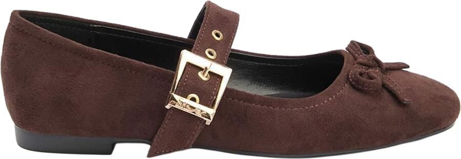 Trendyol Ballerina met riempjes bruin