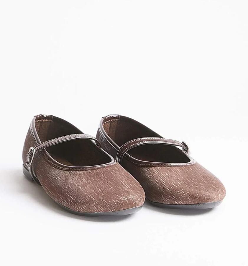 Trendyol Ballerina met riempjes bruin - Foto 2