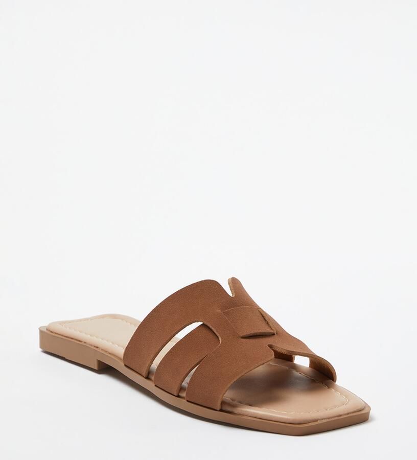 TRENDYOL SHOES Claret Red Single Band Dagelijkse Damespantoffels Takss24Te00010 - Foto 2