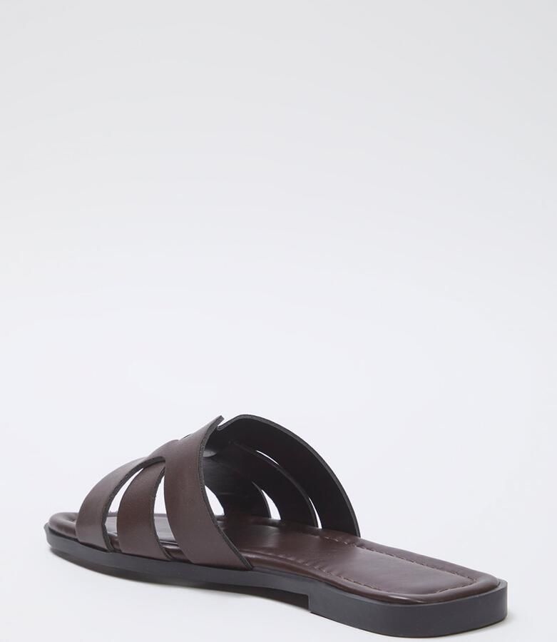 TRENDYOL SHOES Bitter Coffee Single Band Dagelijkse Damespantoffels Takss24Te00010 - Foto 2