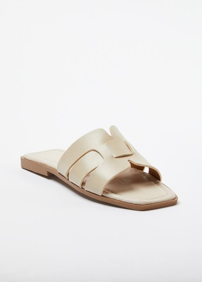 TRENDYOL SHOES Claret Red Single Band Dagelijkse Damespantoffels Takss24Te00010 - Foto 4