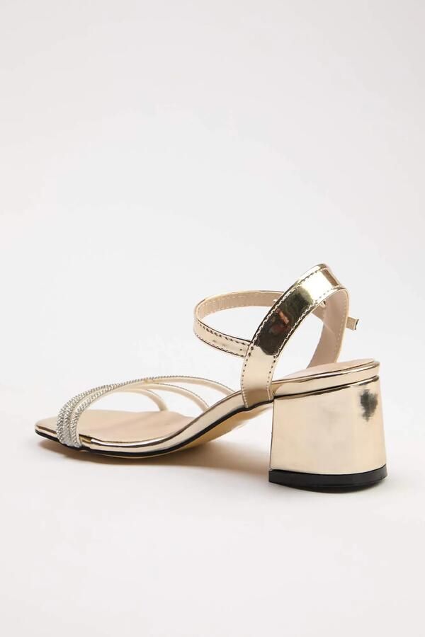 Trendyol Sandalen met riem goud - Foto 4
