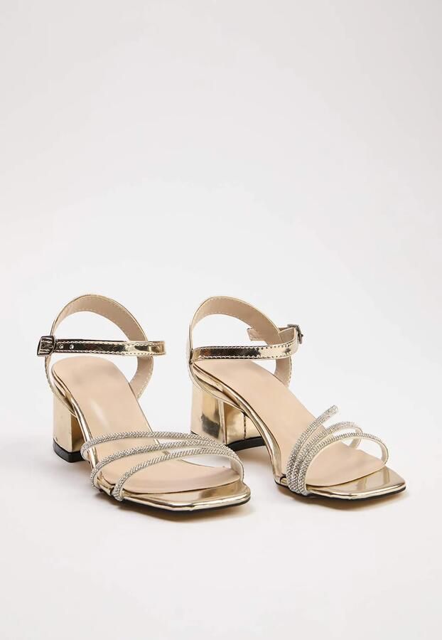 Trendyol Sandalen met riem goud - Foto 3