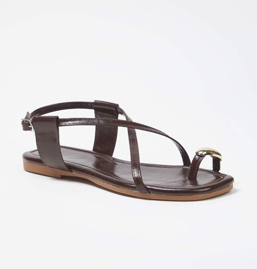 Trendyol Teenslipper chocoladebruin - Foto 2