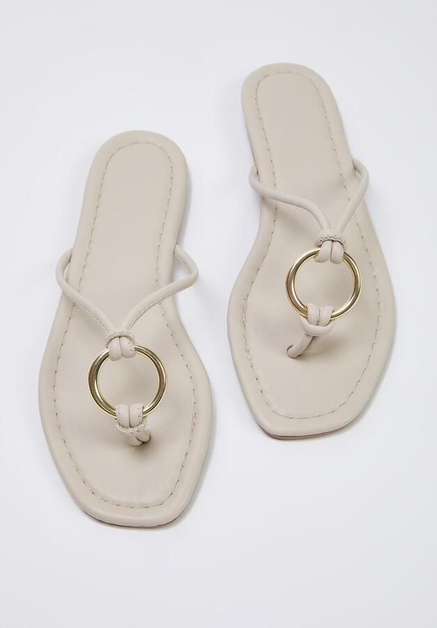 Trendyol Teenslipper crème - Foto 4