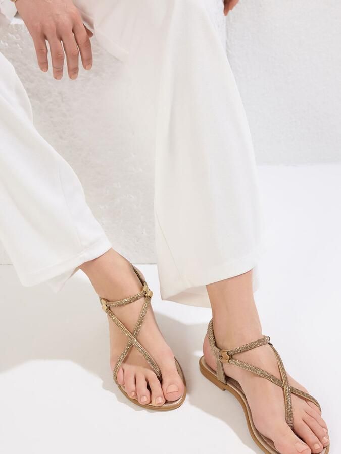 Trendyol Teenslipper goud - Foto 2