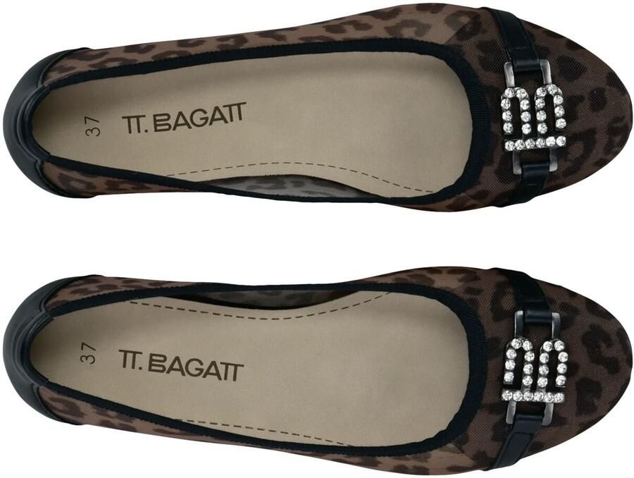 TT. BAGATT Ballerina bruin zwart - Foto 2