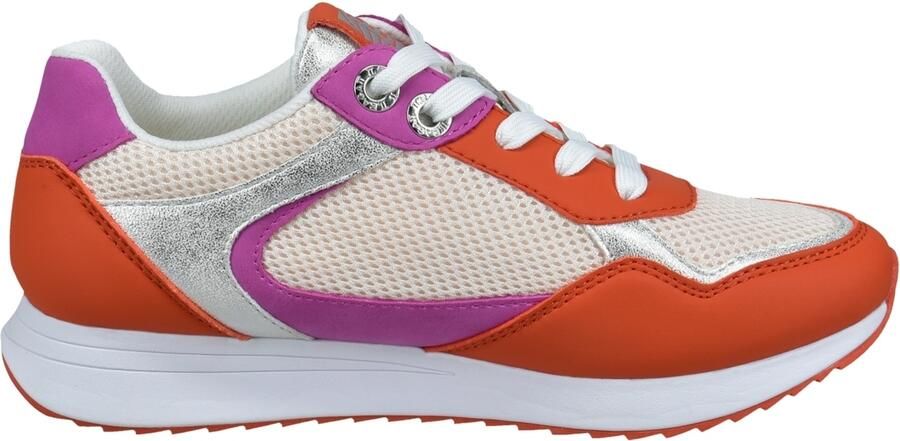 TT. BAGATT Sneakers laag 'Ara02' lila oranjerood zilver wolwit