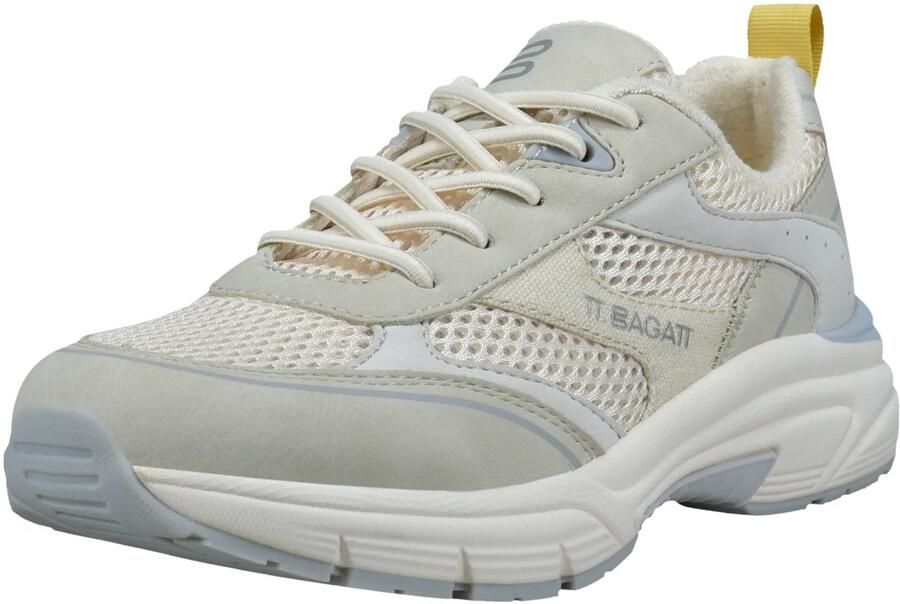 TT. BAGATT Sneakers laag crème ecru lichtgrijs