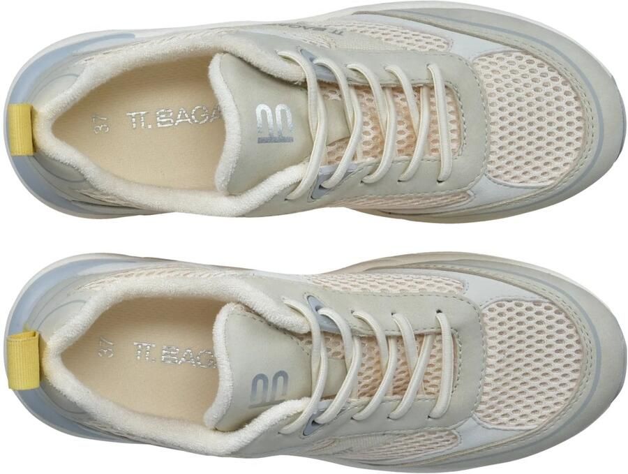 TT. BAGATT Sneakers laag crème ecru lichtgrijs - Foto 2