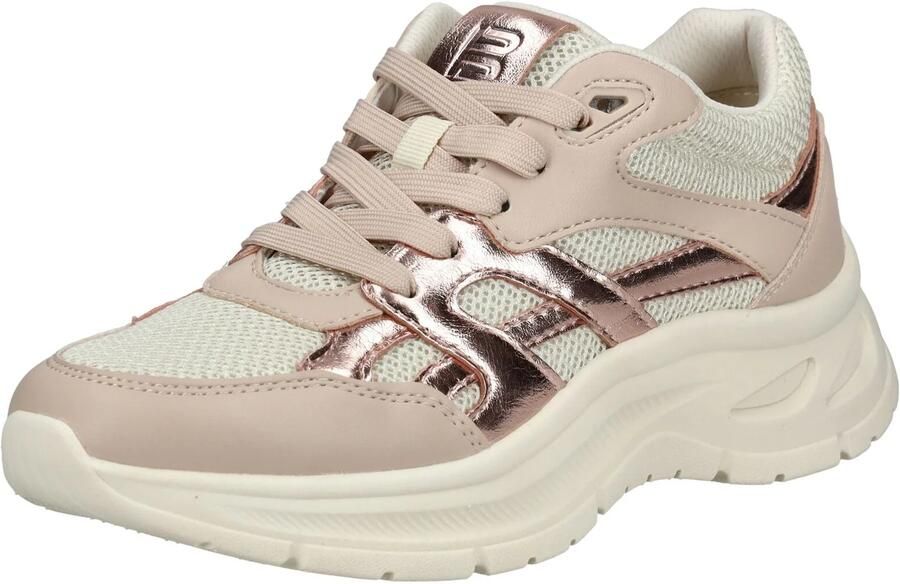 TT. BAGATT Sneakers laag crème rosa