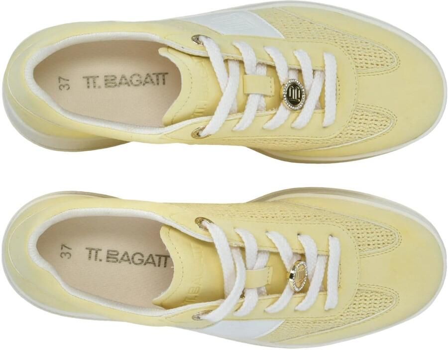 TT. BAGATT Sneakers laag geel wit - Foto 4